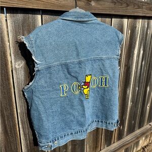 Vintage Winnie the Pooh Denim Vest